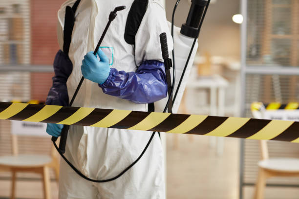 Professional Blood Cleanup technician working in Lake Odessa, MI